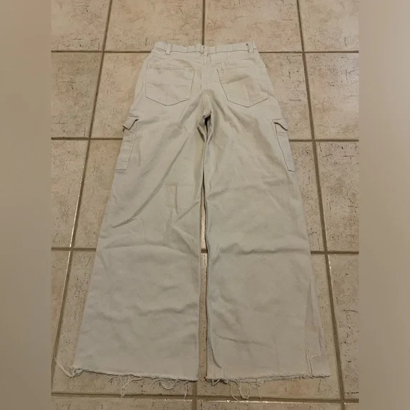 Refuge Wide Leg Cargo Pants Size Small - Picture 6 of 9